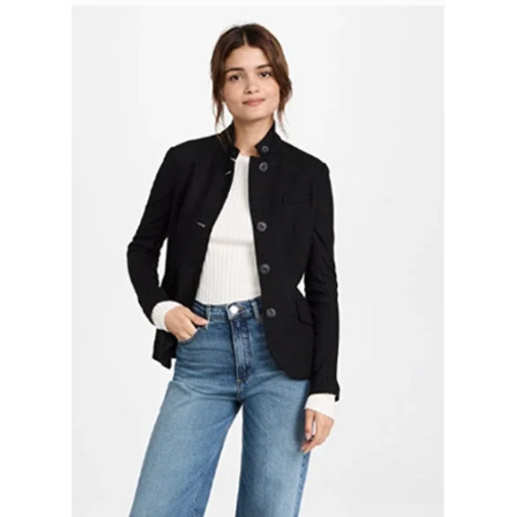 Rag & Bone Slade Blazer 100% Wool Tailored Fit Blazer Size 6 - Picture 3 of 12